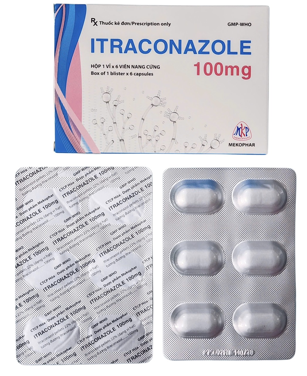 Itraconazole 100mg Mekophar (H/6v)